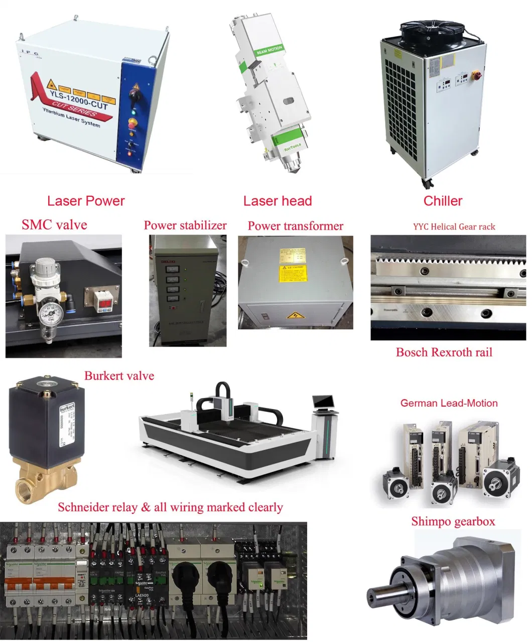 Cheap Small Desktop Metal Laser Cutter Companies 1000W 1500W 2000W 3000W