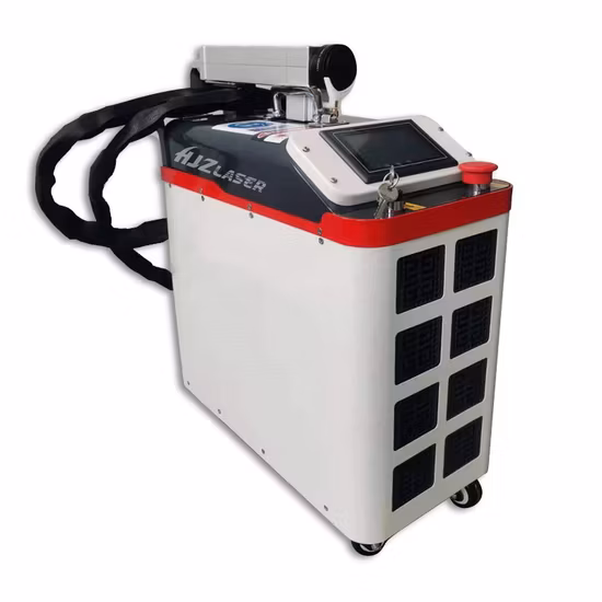 50W 100W 200W 500W Rucksack Tragbare Handfaser-Rostentfernung Pulslaser-Reinigungsmetallmaschine
