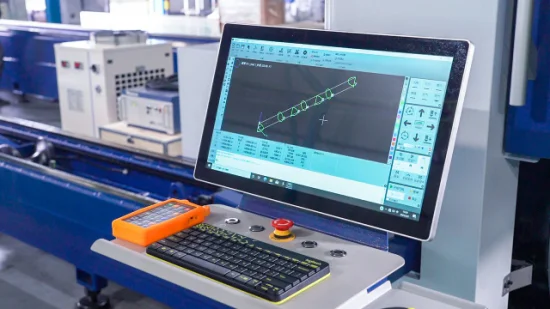 5-Achsen-Stahlrohr-CNC-Faserlaserschneidemaschine mit Drehkopfpreis